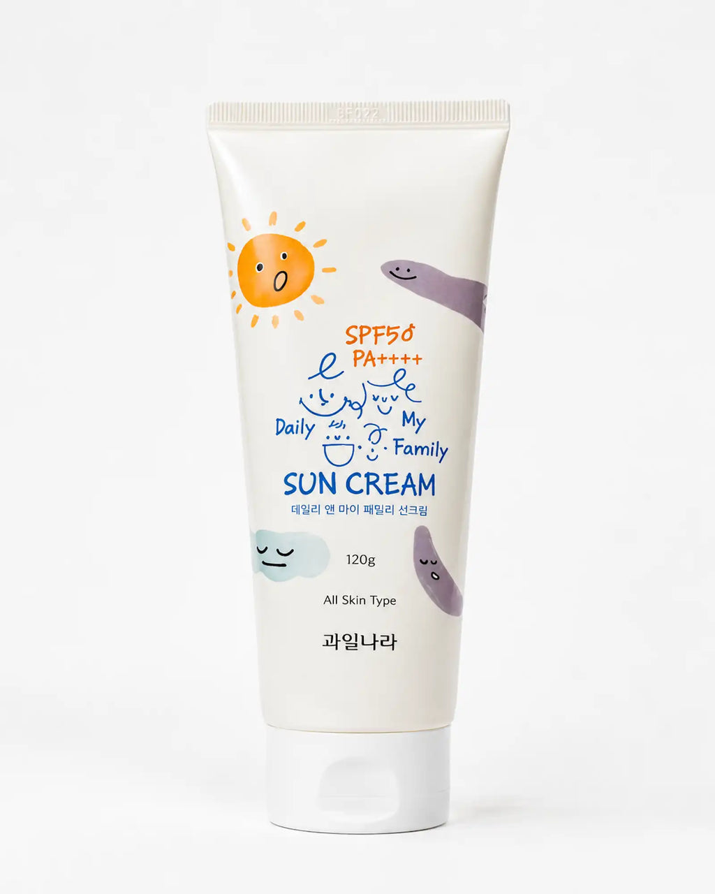 Fruitland - Daily &amp; My Family Sun Cream SPF50+ PA++++ 120g