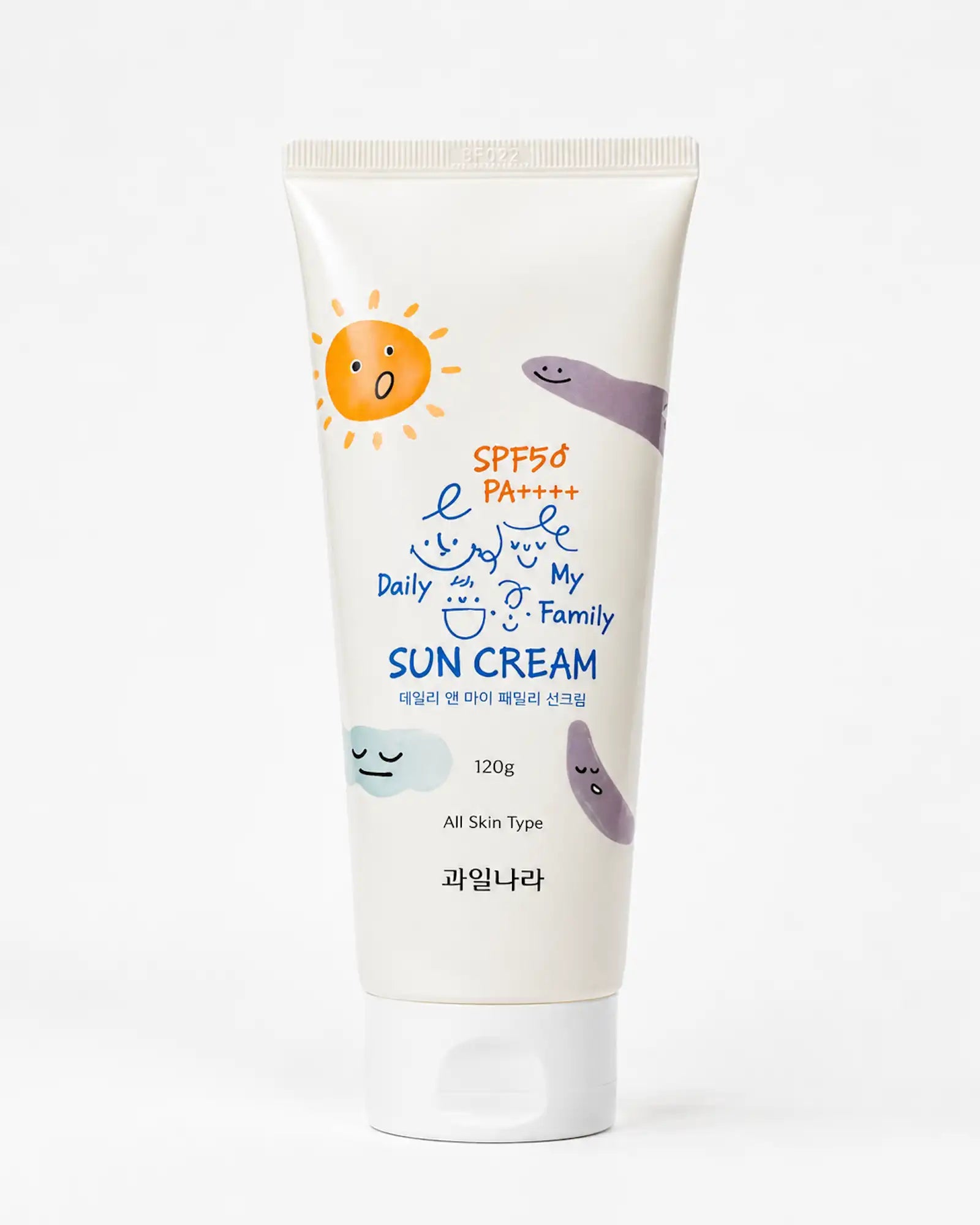 Fruitland - Daily &amp; My Family Sun Cream SPF50+ PA++++ 120g