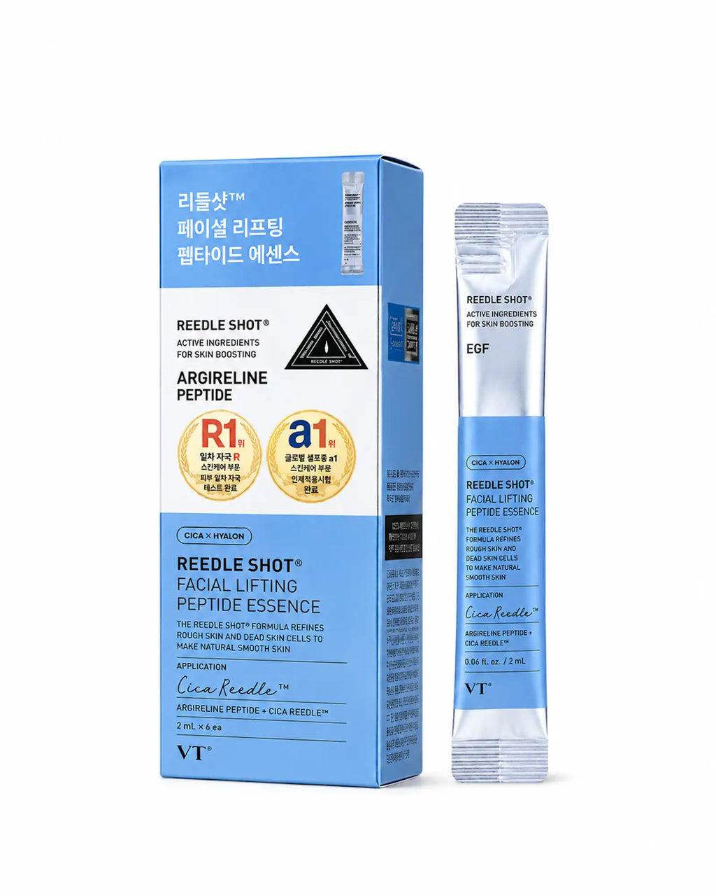 VT Cosmetics - Reedle Shot Facial Lifting Peptide Essence (2ml x 6pcs)