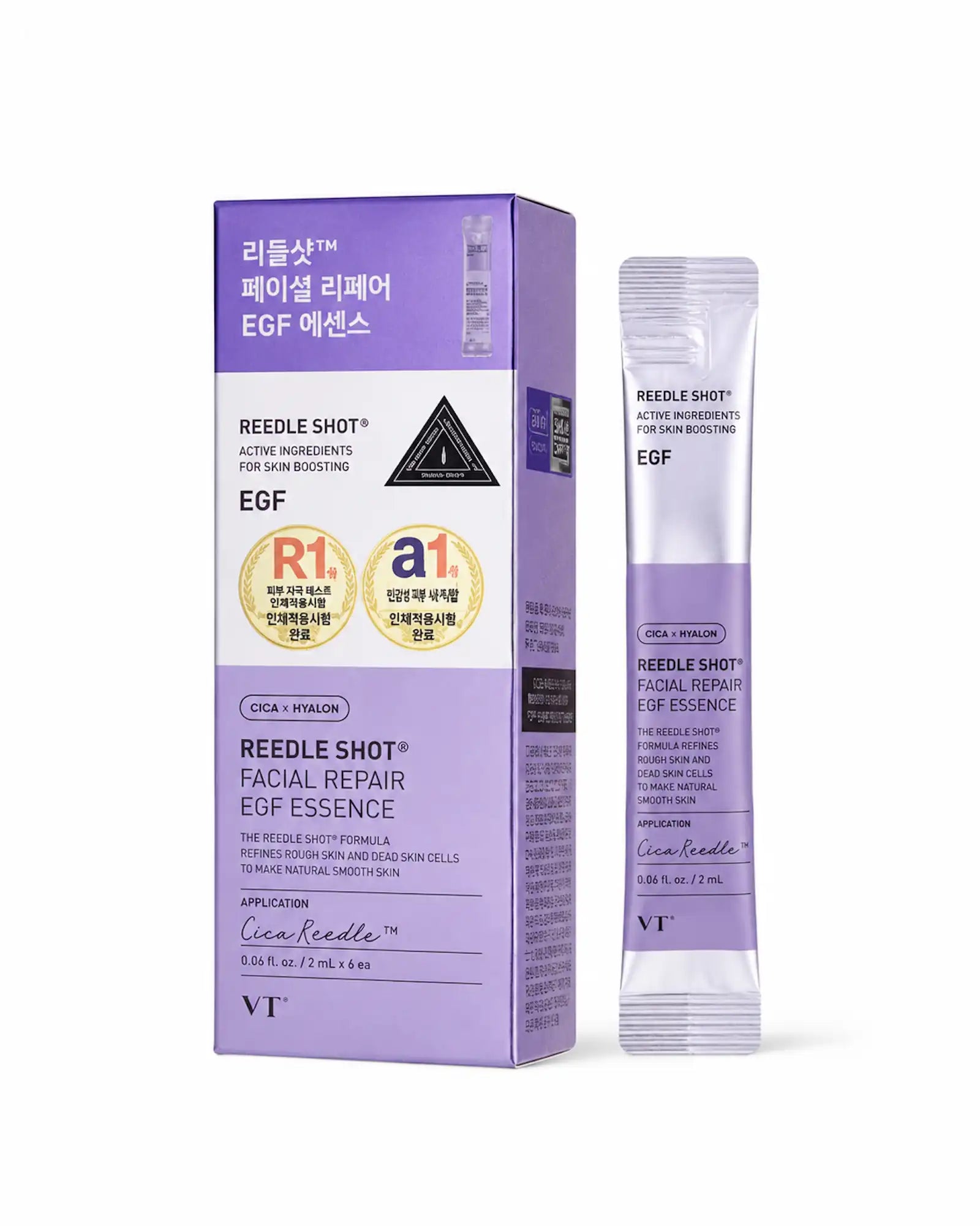 VT Cosmetics - Reedle Shot Facial Repair EGF Essence (2ml x 6pcs)