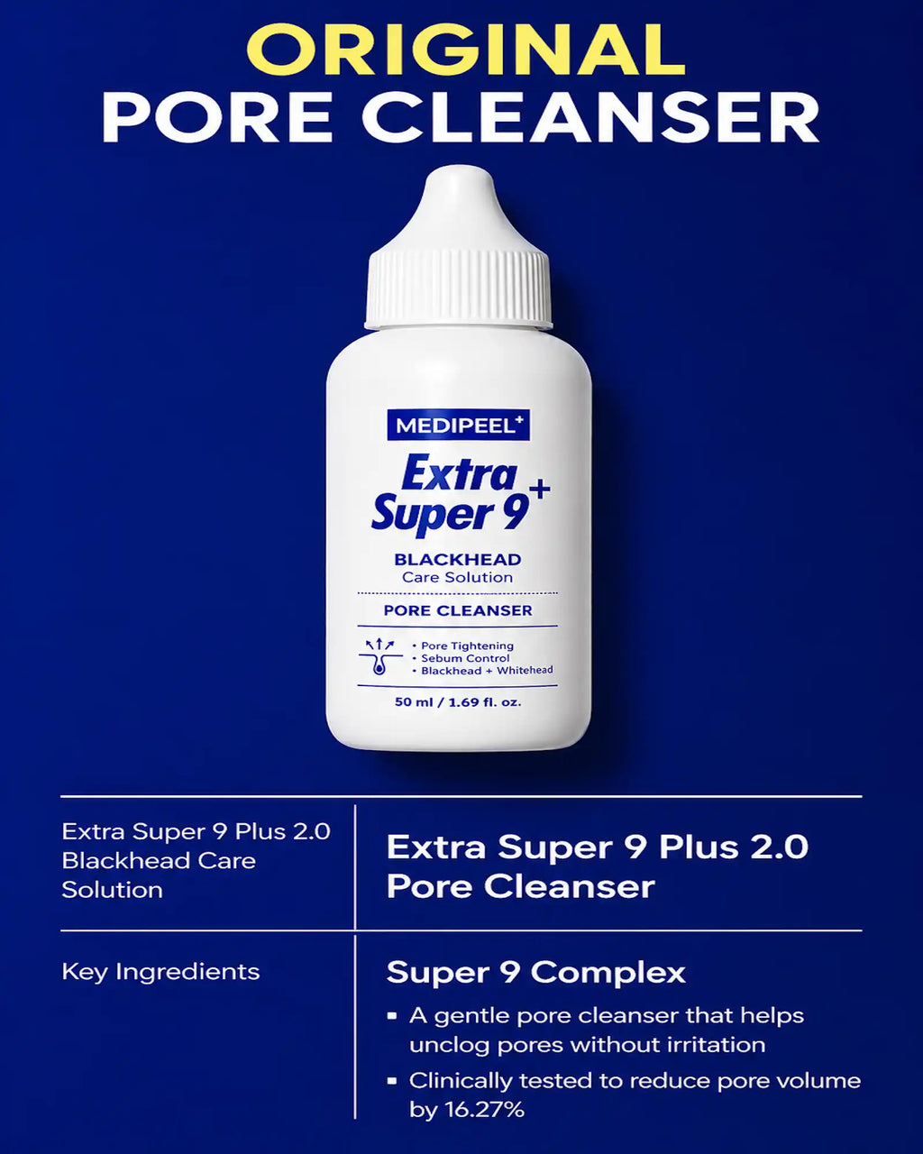 MEDIPEEL Extra Super 9 Plus 2.0 Blackhead Care Solution