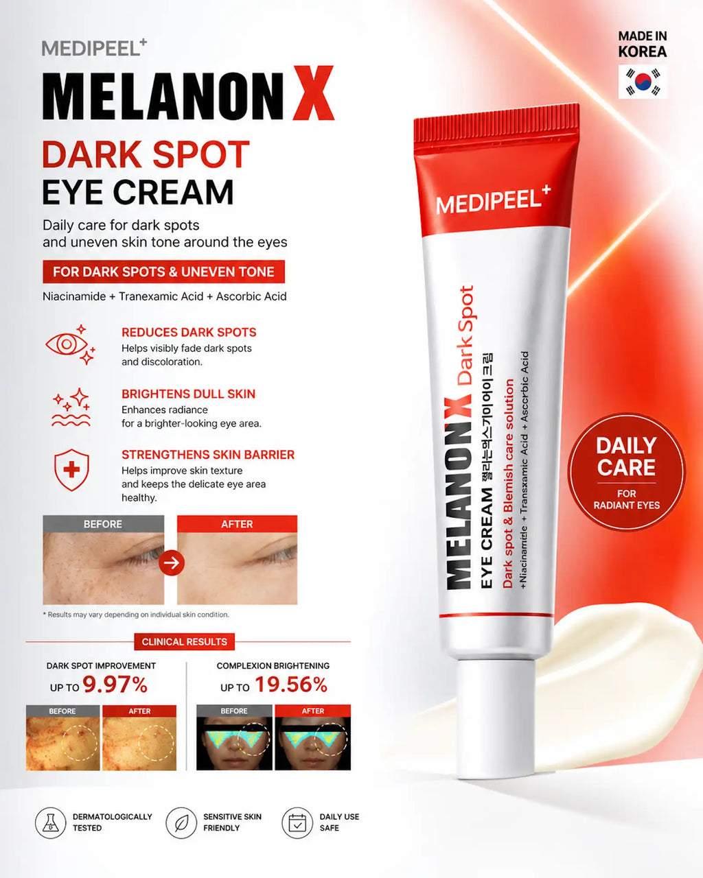 MEDIPEEL - Melanon Dark Spot Eye Cream 2.0 (20ml)