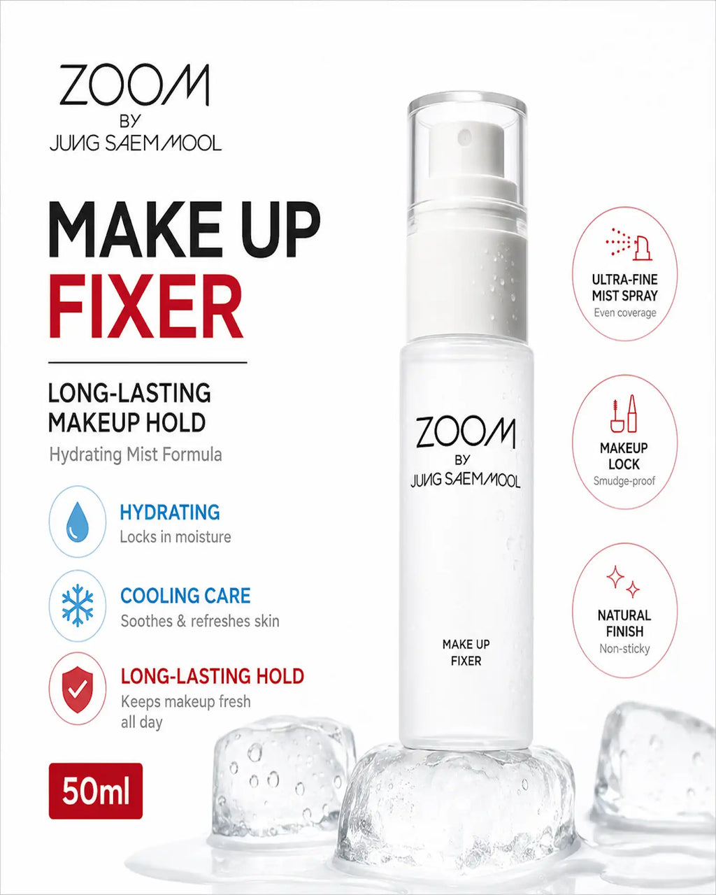JUNG SAEM MOOL – ZOOM Make Up Fixer (50ml)