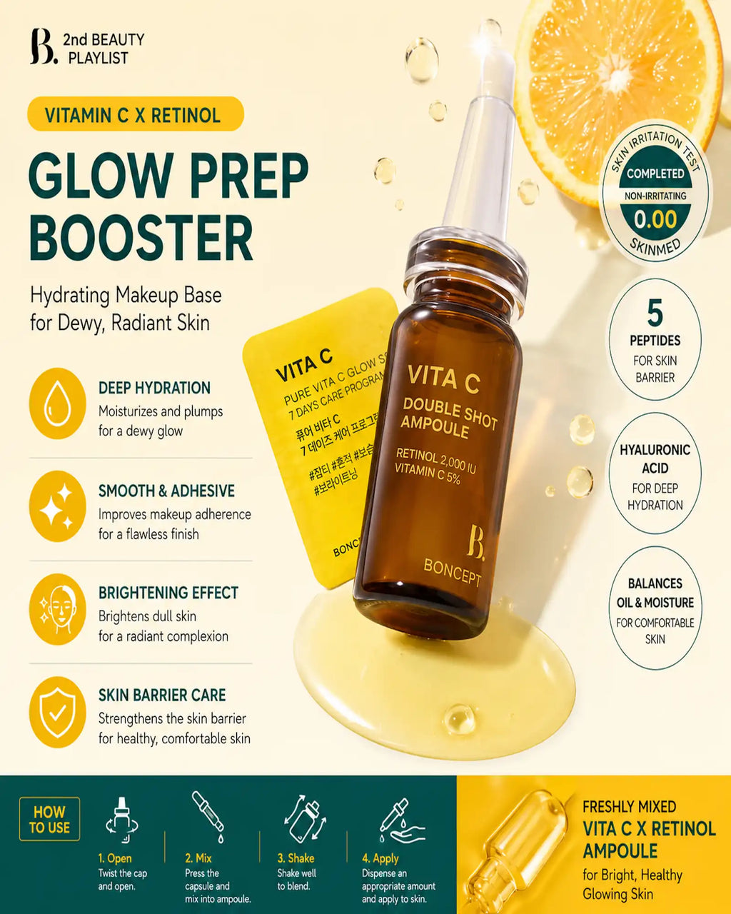 BONCEPT - Vita C Freeze-Dried Double Shot Ampoule Kit