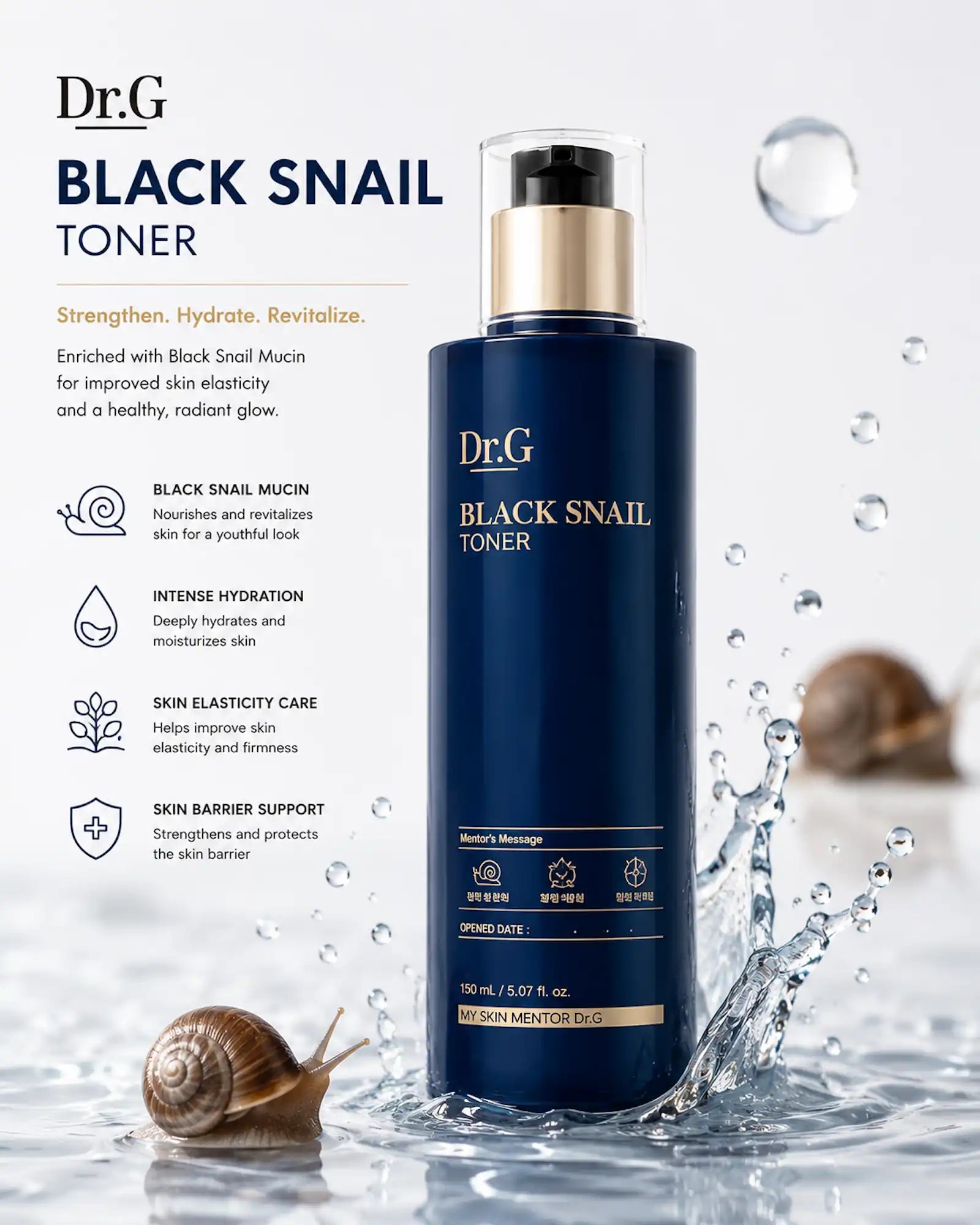Dr.G - Black Snail Toner 150ml
