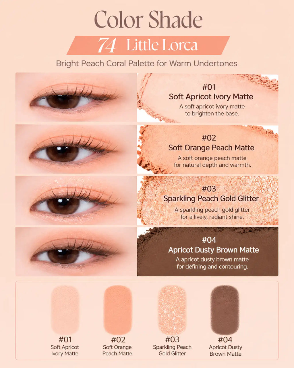 Dinto Nostalgia Eye Palette – 74 Little Lorca